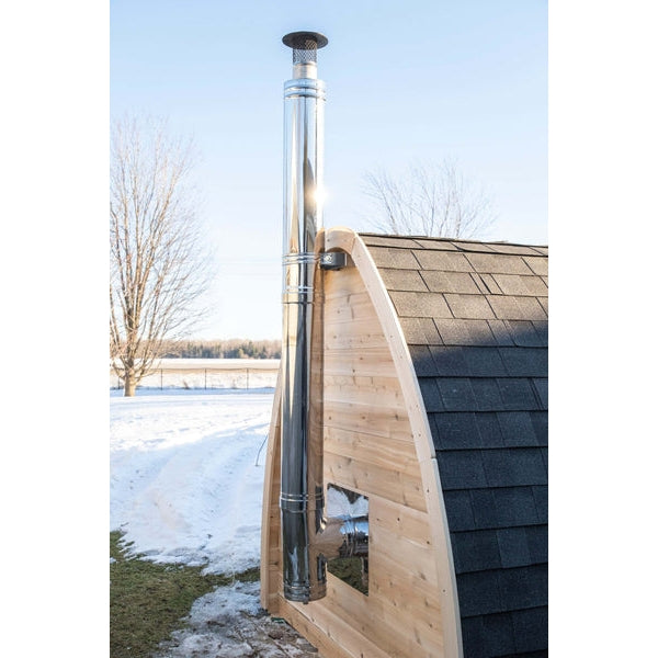 Dundalk LeisureCraft CT Mini POD 4 Person Outdoor Sauna CTC77MW