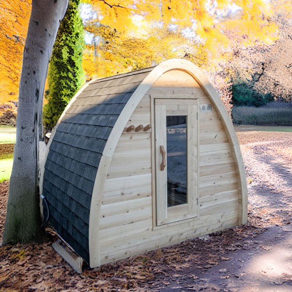 Dundalk LeisureCraft CT Mini POD 4 Person Outdoor Sauna CTC77MW