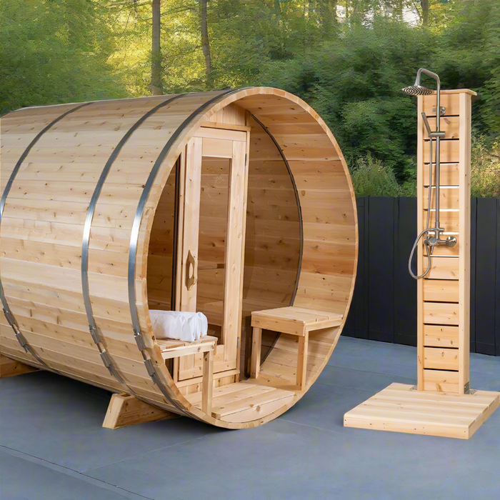 Dundalk LeisureCraft CT Tranquility 6 Person Barrel Sauna CTC2345