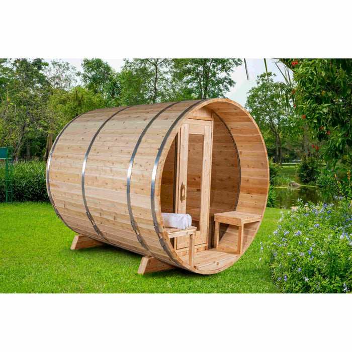 Dundalk LeisureCraft CT Tranquility 6 Person Barrel Sauna CTC2345