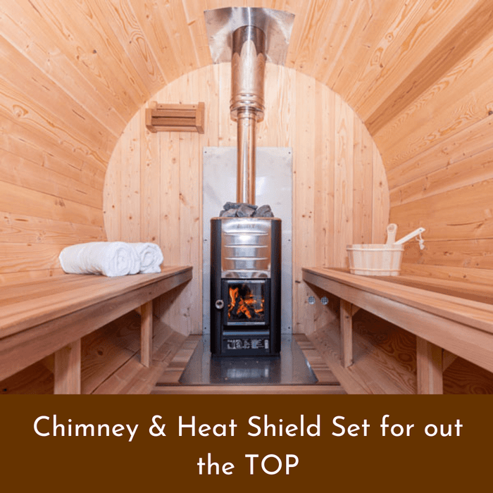 Dundalk LeisureCraft CT Tranquility 6 Person Barrel Sauna CTC2345
