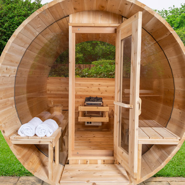 Dundalk LeisureCraft CT Tranquility 6 Person Barrel Sauna CTC2345
