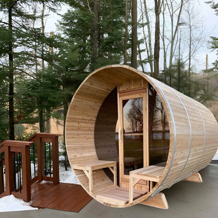 Dundalk LeisureCraft CT Tranquility 6 Person Barrel Sauna CTC2345