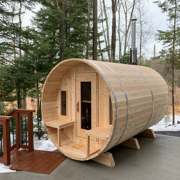 Dundalk LeisureCraft CT Tranquility 6 Person Barrel Sauna CTC2345