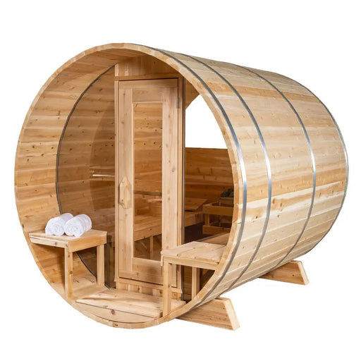 Dundalk LeisureCraft CT Tranquility 6 Person Barrel Sauna CTC2345