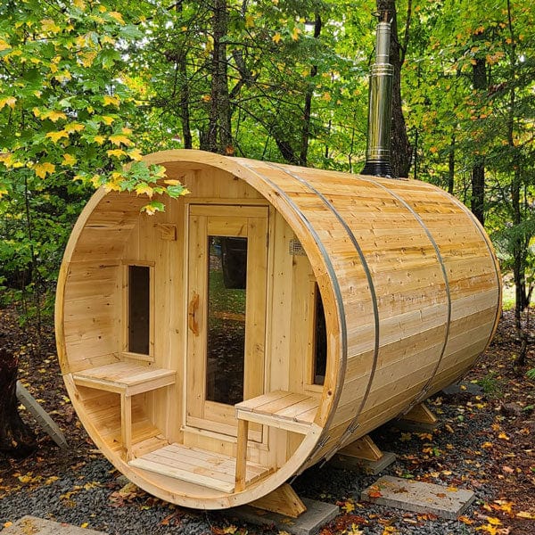 Dundalk LeisureCraft CT Tranquility 6 Person Barrel Sauna CTC2345