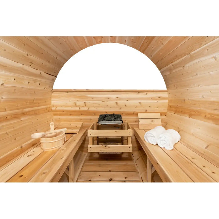 Dundalk LeisureCraft CT Tranquility 6 Person Barrel Sauna CTC2345