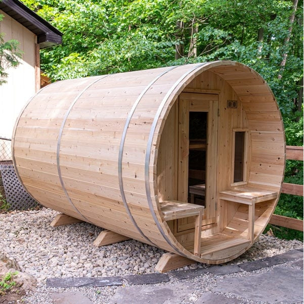 Dundalk LeisureCraft CT Tranquility 6 Person Barrel Sauna CTC2345