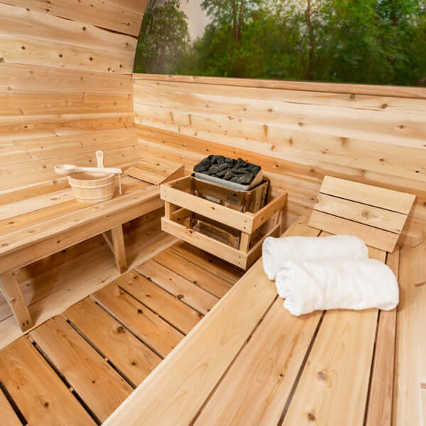 Dundalk LeisureCraft CT Tranquility 6 Person Barrel Sauna CTC2345