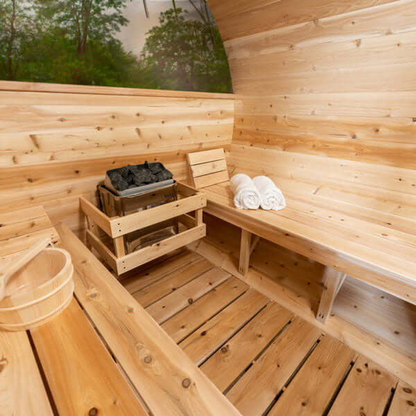 Dundalk LeisureCraft CT Tranquility 6 Person Barrel Sauna CTC2345