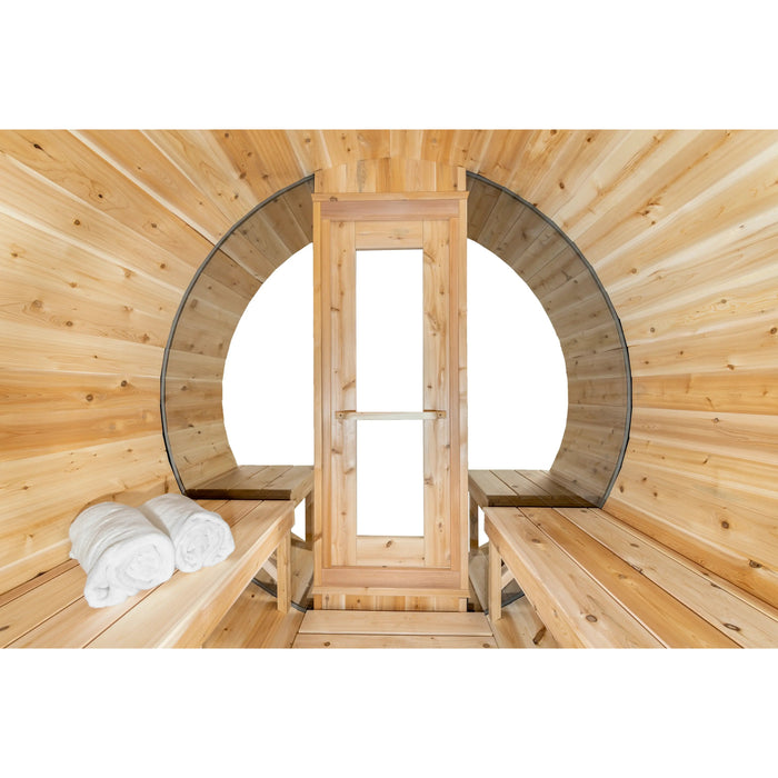 Dundalk LeisureCraft Tranquility MP 6 Person Barrel Sauna