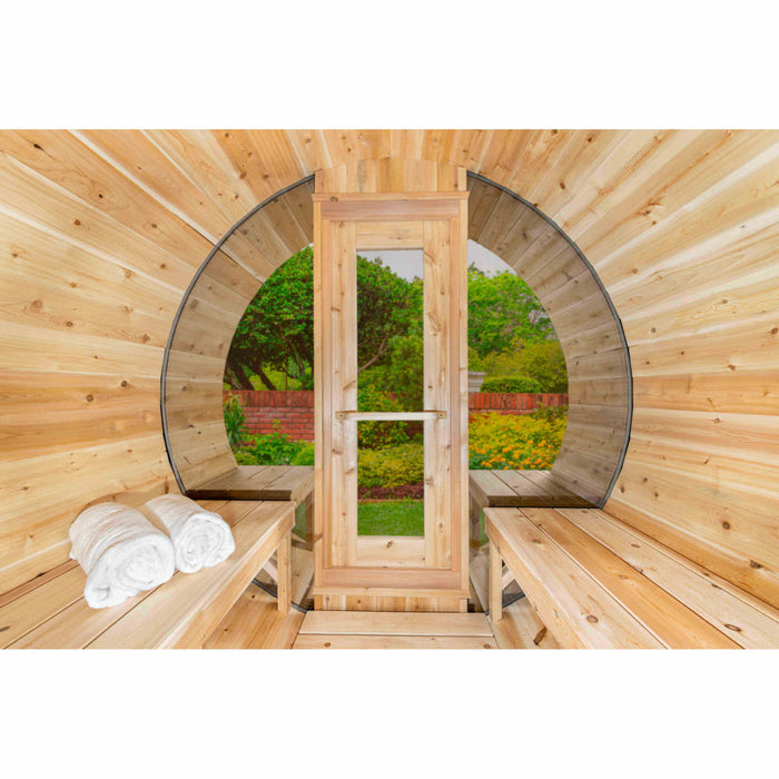 Dundalk LeisureCraft Tranquility MP 6 Person Barrel Sauna
