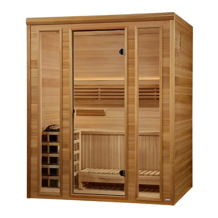 Golden Designs 2025 Andermatt 3 Person Traditional Steam Sauna (GDI-7030-01)