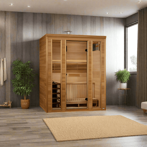 Golden Designs 2025 Andermatt 3 Person Traditional Steam Sauna (GDI-7030-01)