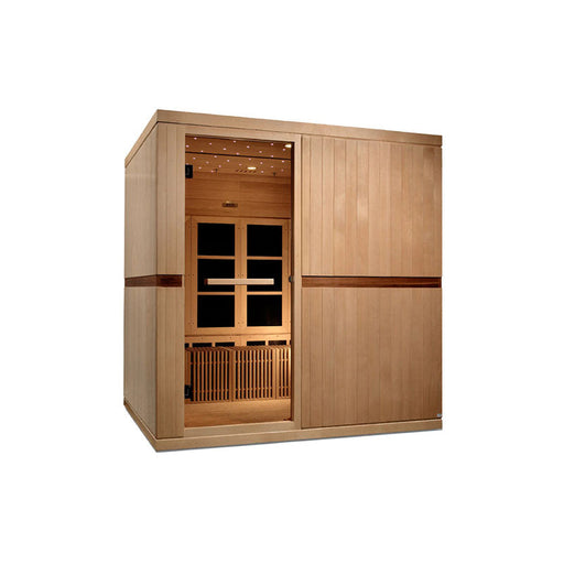 Golden Designs 2025 Catalonia 8 Person Near Zero EMF FAR IR Sauna (GDI-6880-02 Elite)