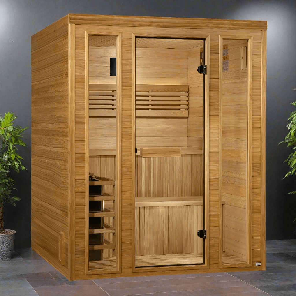 Golden Designs 2025 Engelberg 6 Person Traditional Steam Sauna (GDI-7060-01)