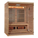 Golden Designs 2025 Soria 3 Person Hybrid Sauna (Indoor) Full Spectrum and Harvia Traditional Stove (GDI-8330-01)