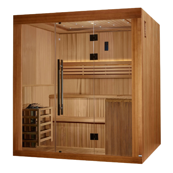 Golden Designs 2025 Updated Osla 6 Person Traditional Sauna (GDI-7689-02)