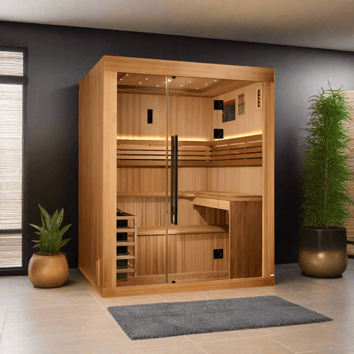 Golden Designs 2025 Updated Osla 6 Person Traditional Sauna (GDI-7689-02)
