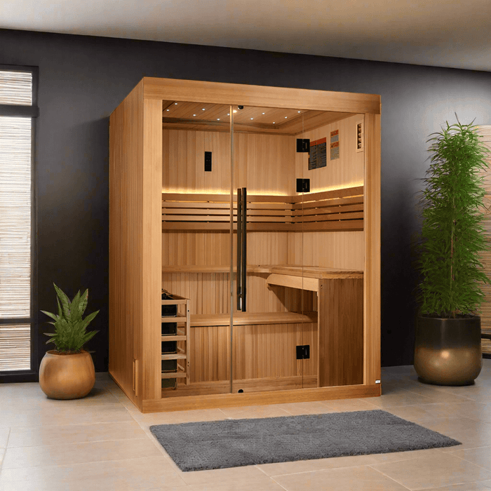 Golden Designs 2025 Updated Osla 6 Person Traditional Sauna (GDI-7689-02)