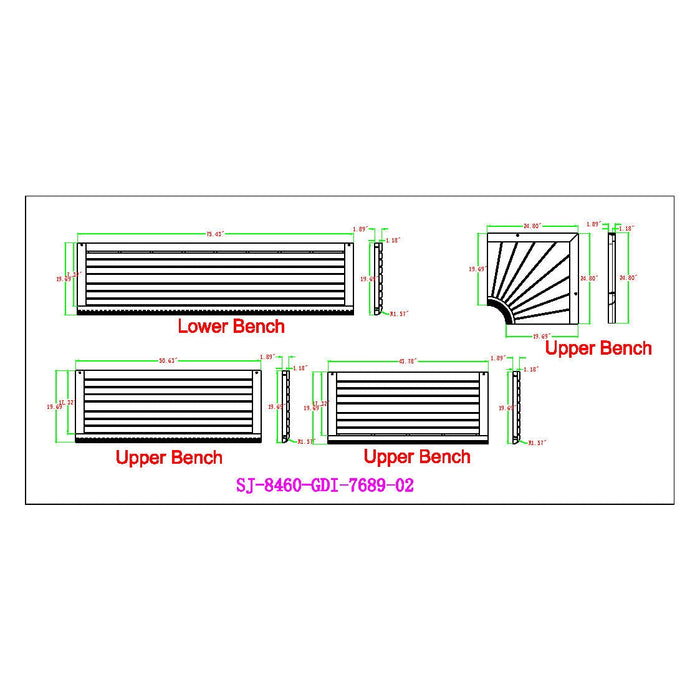 Golden Designs 2025 Updated Osla 6 Person Traditional Sauna (GDI-7689-02)