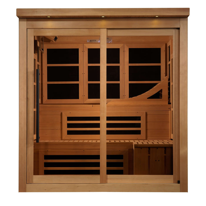 Golden Designs 6 Person Near Zero EMF Far IR Sauna (GDI-6996-02)