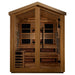 Golden Designs Kaskinen 6 Person Barn Hybrid Full Spectrum IR Outdoor Sauna (GDI-8526-01)