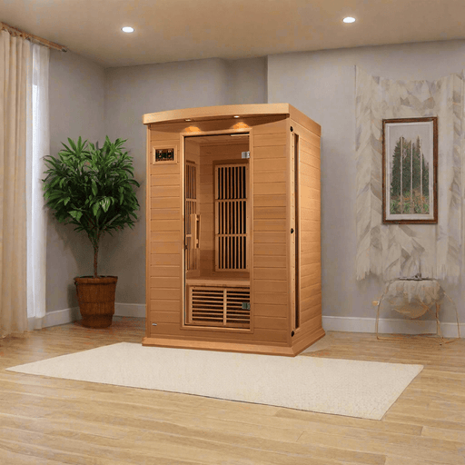 Golden Designs Maxxus 2 Person Low EMF FAR IR Sauna (MX-K206-01)