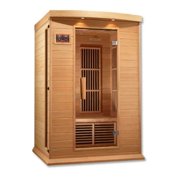 Golden Designs Maxxus 2 Person Low EMF FAR IR Sauna (MX-K206-01)