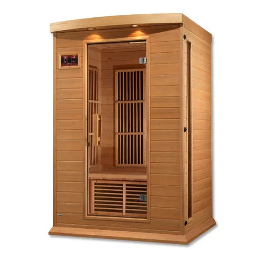 Golden Designs Maxxus 2 Person Low EMF FAR IR Sauna (MX-K206-01)
