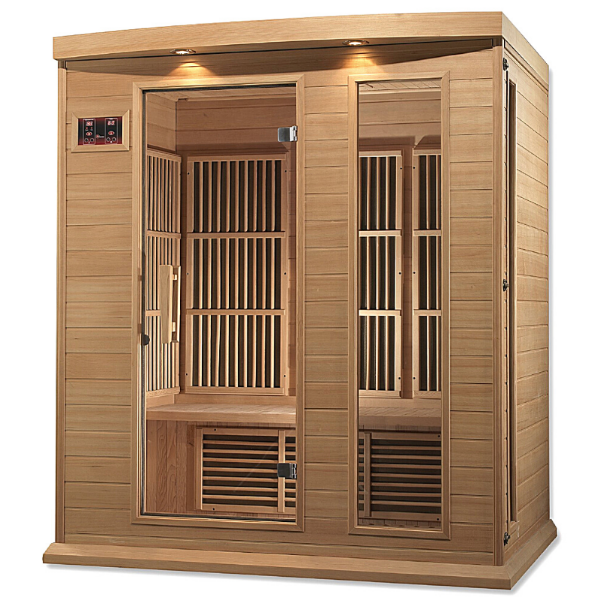 Golden Designs Maxxus 3 Person Low EMF FAR IR Sauna (MX-K306-01)