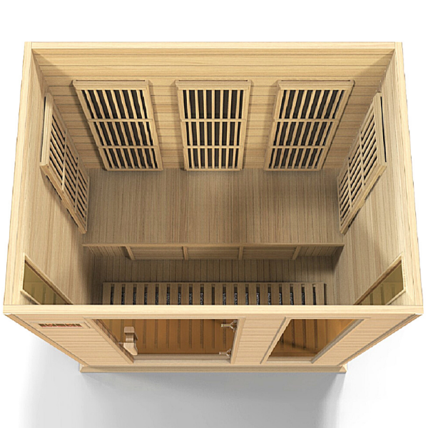 Golden Designs Maxxus 3 Person Low EMF FAR IR Sauna (MX-K306-01)