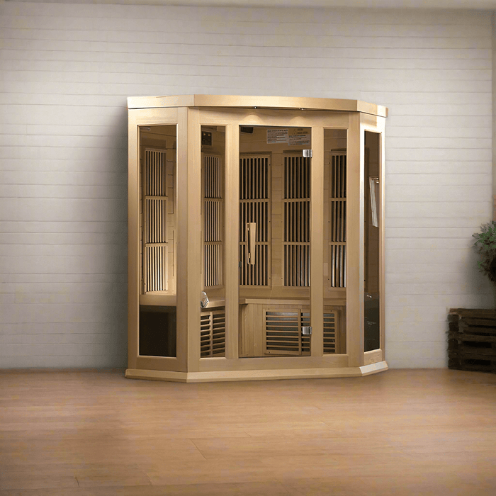Golden Designs Maxxus 3 Person Low EMF FAR IR Sauna (MX-K356-01)