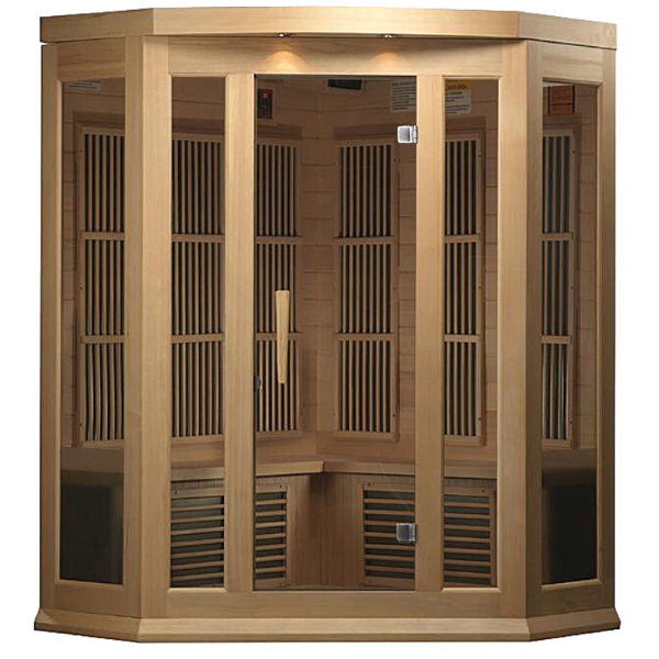Golden Designs Maxxus 3 Person Low EMF FAR IR Sauna (MX-K356-01)