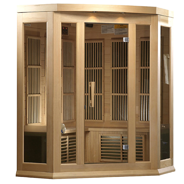 Golden Designs Maxxus 3 Person Low EMF FAR IR Sauna (MX-K356-01)