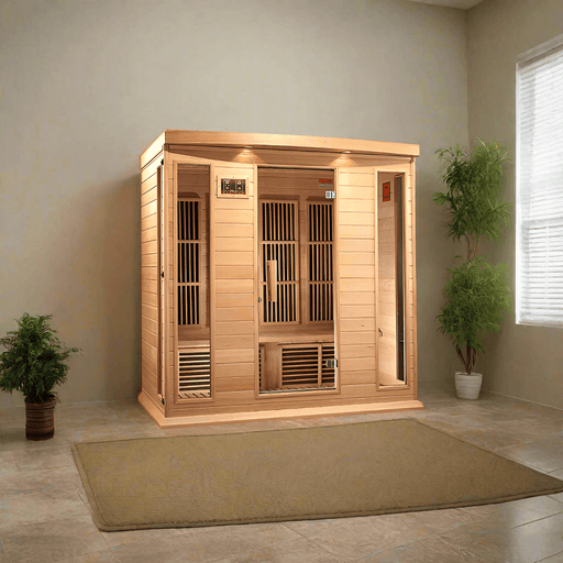 Golden Designs Maxxus 4 Person Low EMF FAR IR Sauna (MX-K406-01)