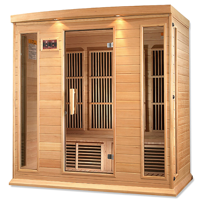 Golden Designs Maxxus 4 Person Low EMF FAR IR Sauna (MX-K406-01)