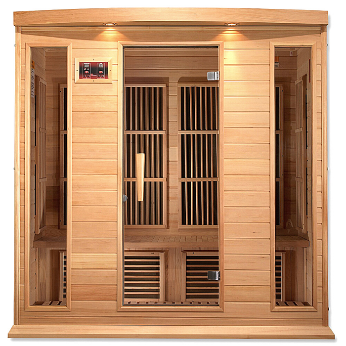 Golden Designs Maxxus 4 Person Low EMF FAR IR Sauna (MX-K406-01)