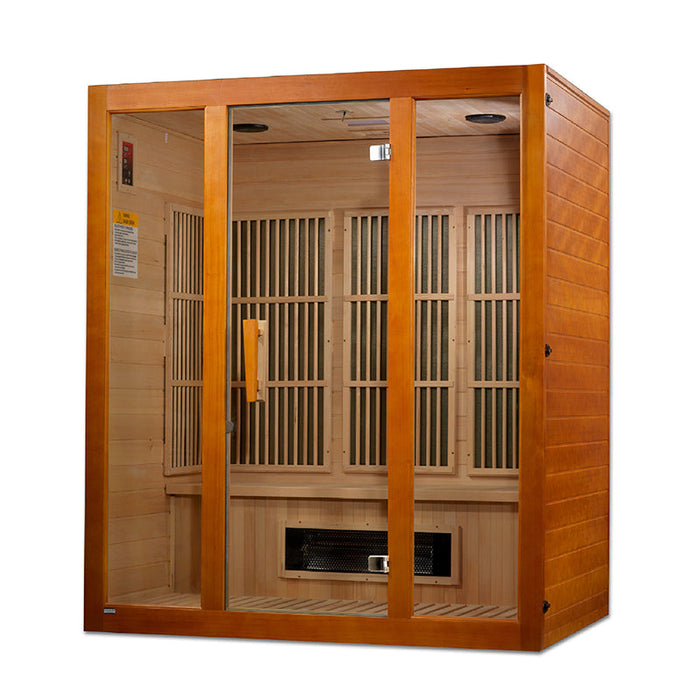 Golden Designs Maxxus Alpine Dual Tech 3 person Low EMF FAR IR Sauna (MX-J306-02S)