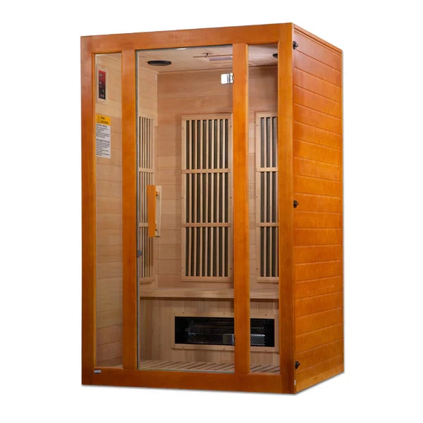 Golden Designs Maxxus Aspen Dual Tech 2 person Low EMF FAR IR Sauna (MX-J206-02S)