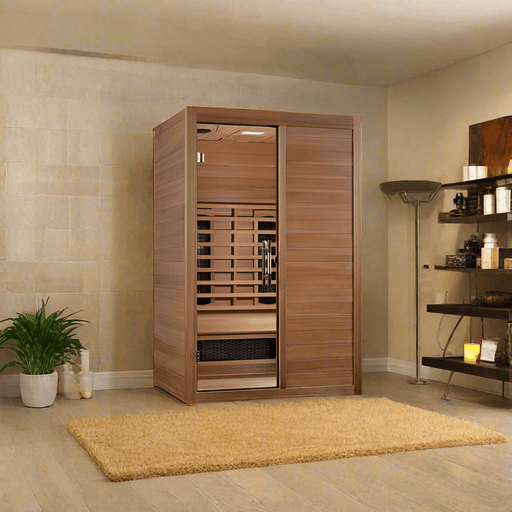 Golden Designs Maxxus S-Line 2 Person Full Spectrum IR Sauna (MX-S206-01-FS-PC)