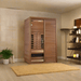 Golden Designs Maxxus S-Line 2 Person Full Spectrum IR Sauna (MX-S206-01-FS-PC)