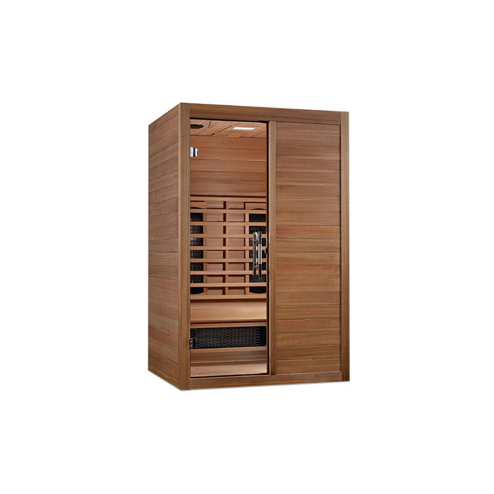 Golden Designs Maxxus S-Line 2 Person Full Spectrum IR Sauna (MX-S206-01-FS-PC)