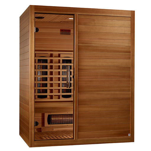 Golden Designs Maxxus S-Line 3 Person Full Spectrum IR Sauna (MX-S306-01-FS-PC)
