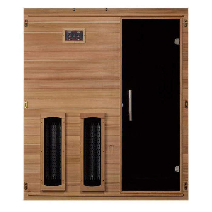 Golden Designs Maxxus S-Line 3 Person Full Spectrum IR Sauna (MX-S306-01-FS-PC)