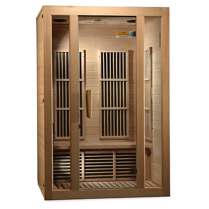 Golden Designs Maxxus "Seattle" 2 Person Low EMF FAR IR Sauna (MX-J206-01)