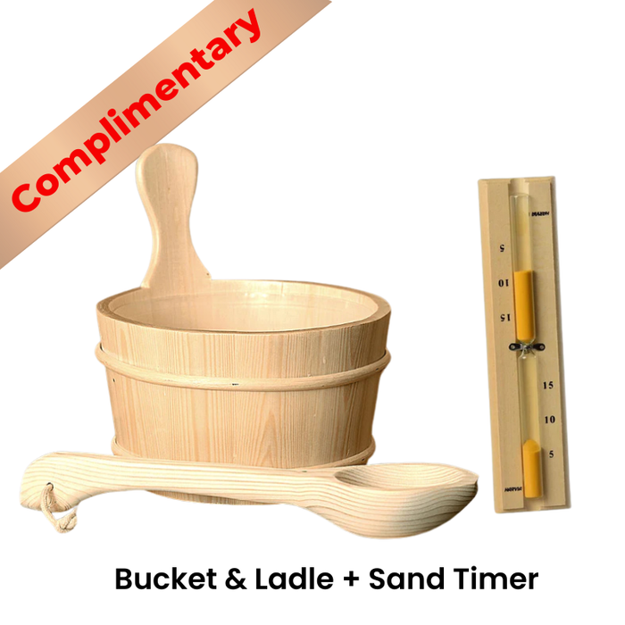 Golden Designs "Nora" 2 Person Outdoor-Indoor PureTech™ Hybrid Full Spectrum Sauna (GDI-8222-01)