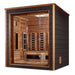 Golden Designs Visby 3 Person Outdoor-Indoor PureTech™ Hybrid Full Spectrum Sauna (GDI-8223-01)