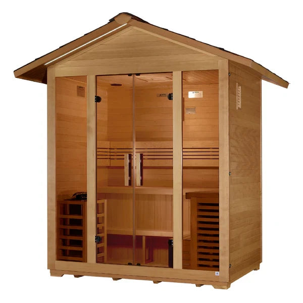 Golden Designs Vorarlberg 5 Person Traditional Outdoor Sauna (GDI-8105-01)
