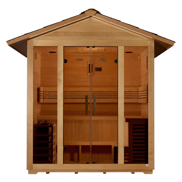 Golden Designs Vorarlberg 5 Person Traditional Outdoor Sauna (GDI-8105-01)